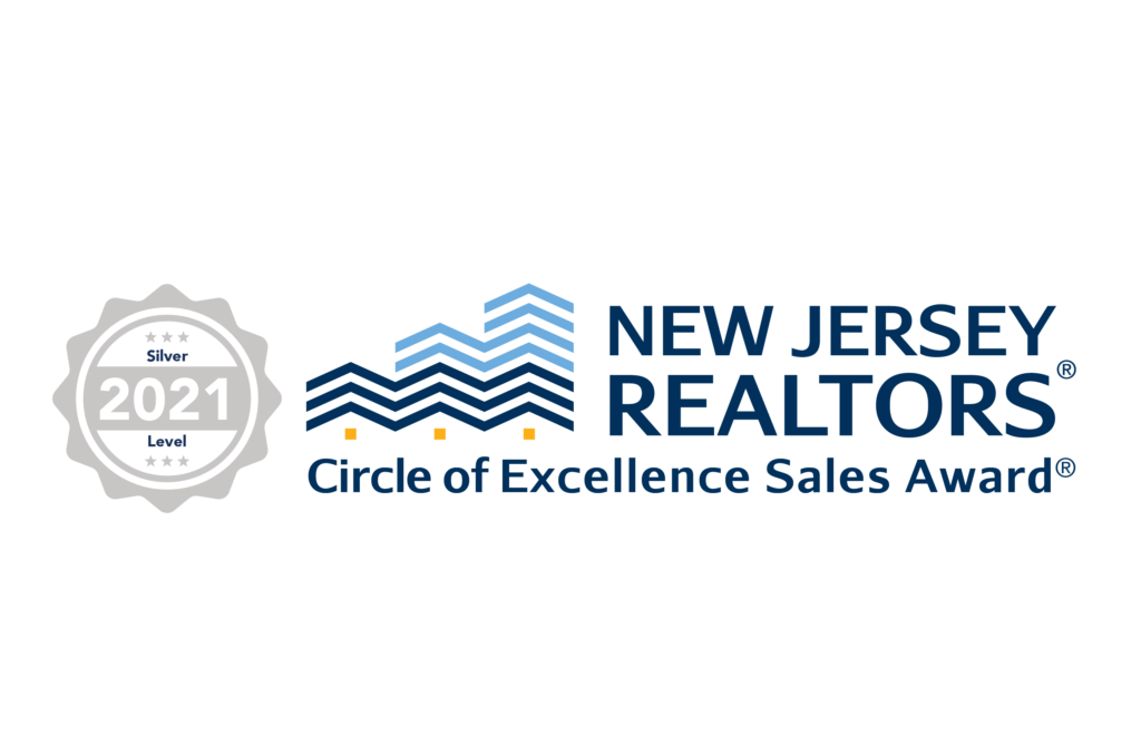 2021 New Jersey Realtors Circle of excellence sales award